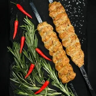 Люля курица с грибами
