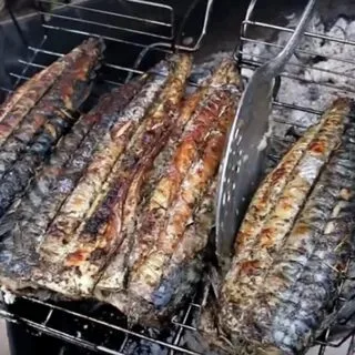 Скумбрия на мангале
