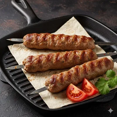 Люля курица с грибами