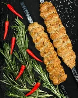 Люля курица с грибами