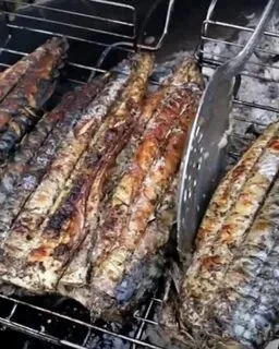 Скумбрия на мангале